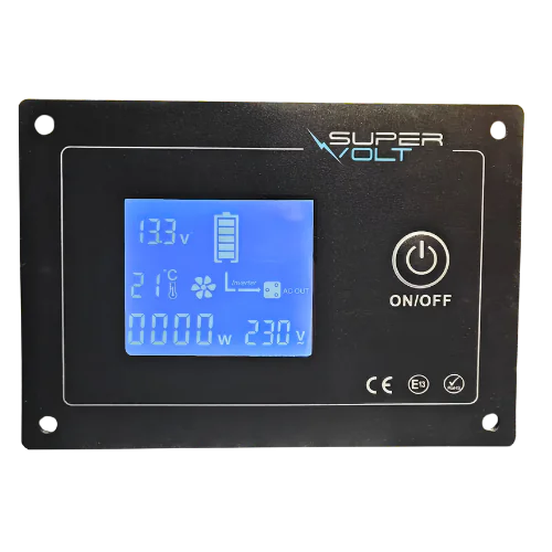 Supervolt Wechselrichter Display