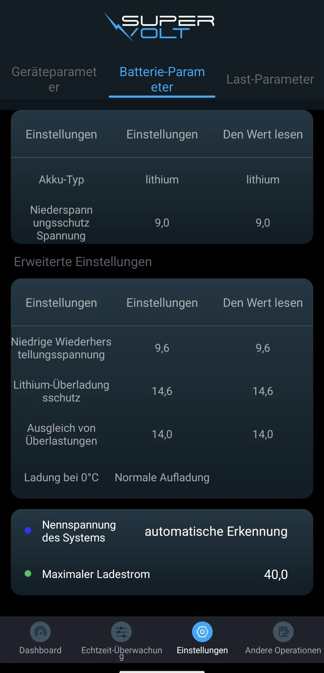 Supervolt Solar App