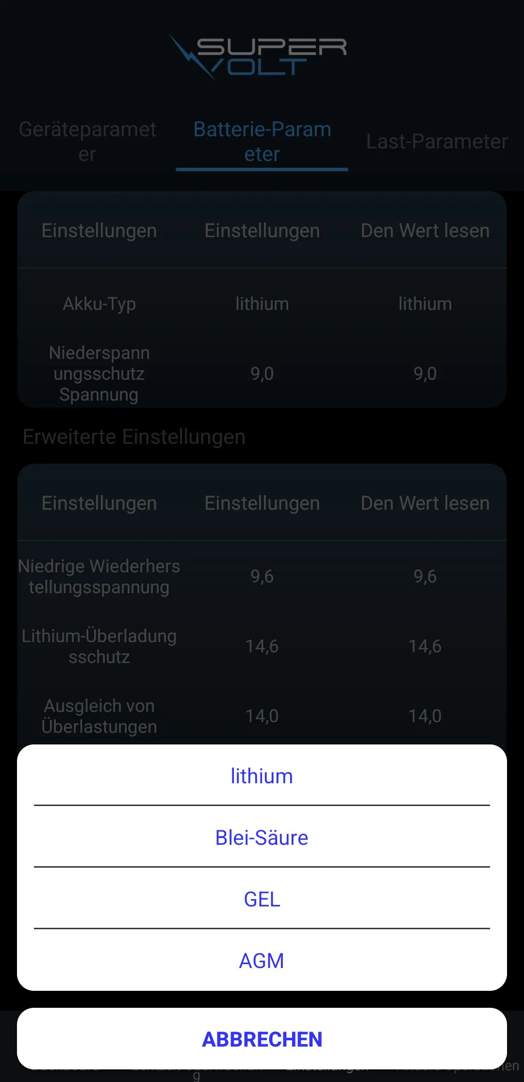 Supervolt Solar App