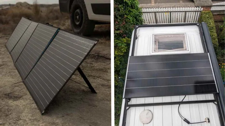 Mobile Solartasche vs. fest verbautes Solarpanel