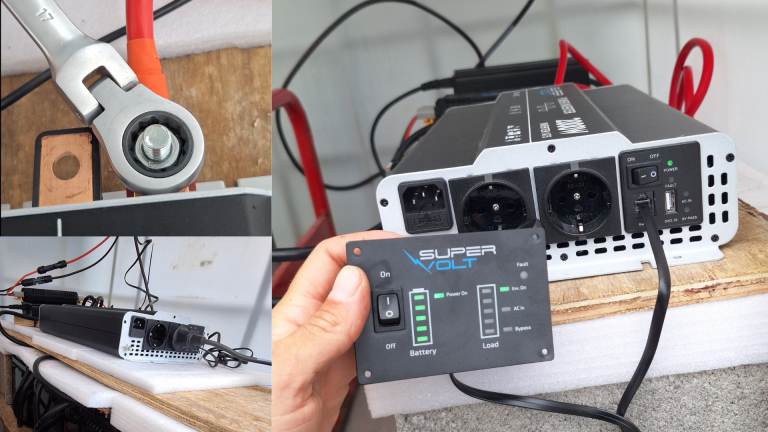 Installation von Supervolt Refurbished LiFePO4-Batterien in einem Tierschutzprojekt in Griechenland. Aufbau einer nachhaltigen Offgrid-Stromversorgung mit Solarenergie für Hunde im Tierheim.
