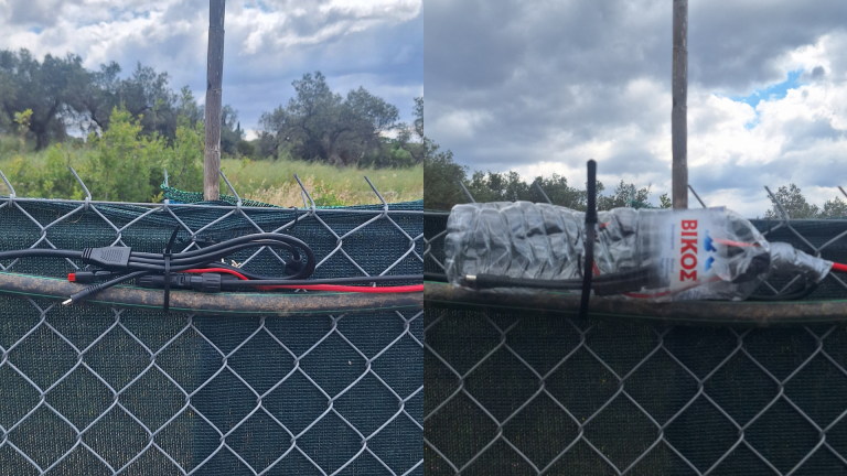 Die Bildcollage dokumentiert den Einbau mehrerer Supervolt Refurbished LiFePO4-Batterien in einem Tierschutzprojekt in Griechenland. Zu sehen sind die Verkabelung der Energiespeicher, die Installation im Technikbereich sowie die fertig angeschlossenen Batterien. Das Solarprojekt dient dem Aufbau einer zuverlässigen und nachhaltigen Offgrid-Stromversorgung für Beleuchtung, Infrastruktur und die Versorgung der Hunde im Tierheim. Die Umsetzung erfolgt im Rahmen eines ehrenamtlichen Tierschutzprojekts von adVANturetimewithus.